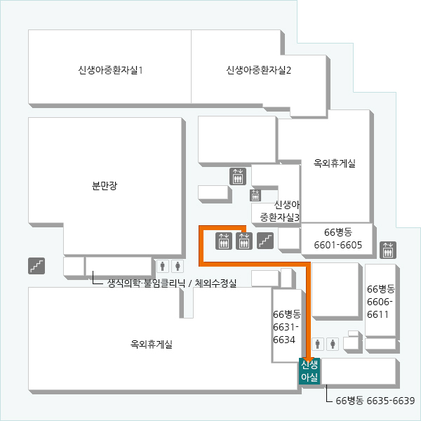 서울아산병원 산부인과는 모자동실을 시행하고 있습니다.